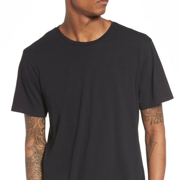 The Rail Longline Tee T-Shirt Men M Heather Gray - Picture 3 of 4